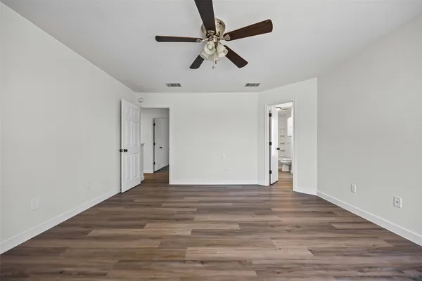 wooden floor in an empty room