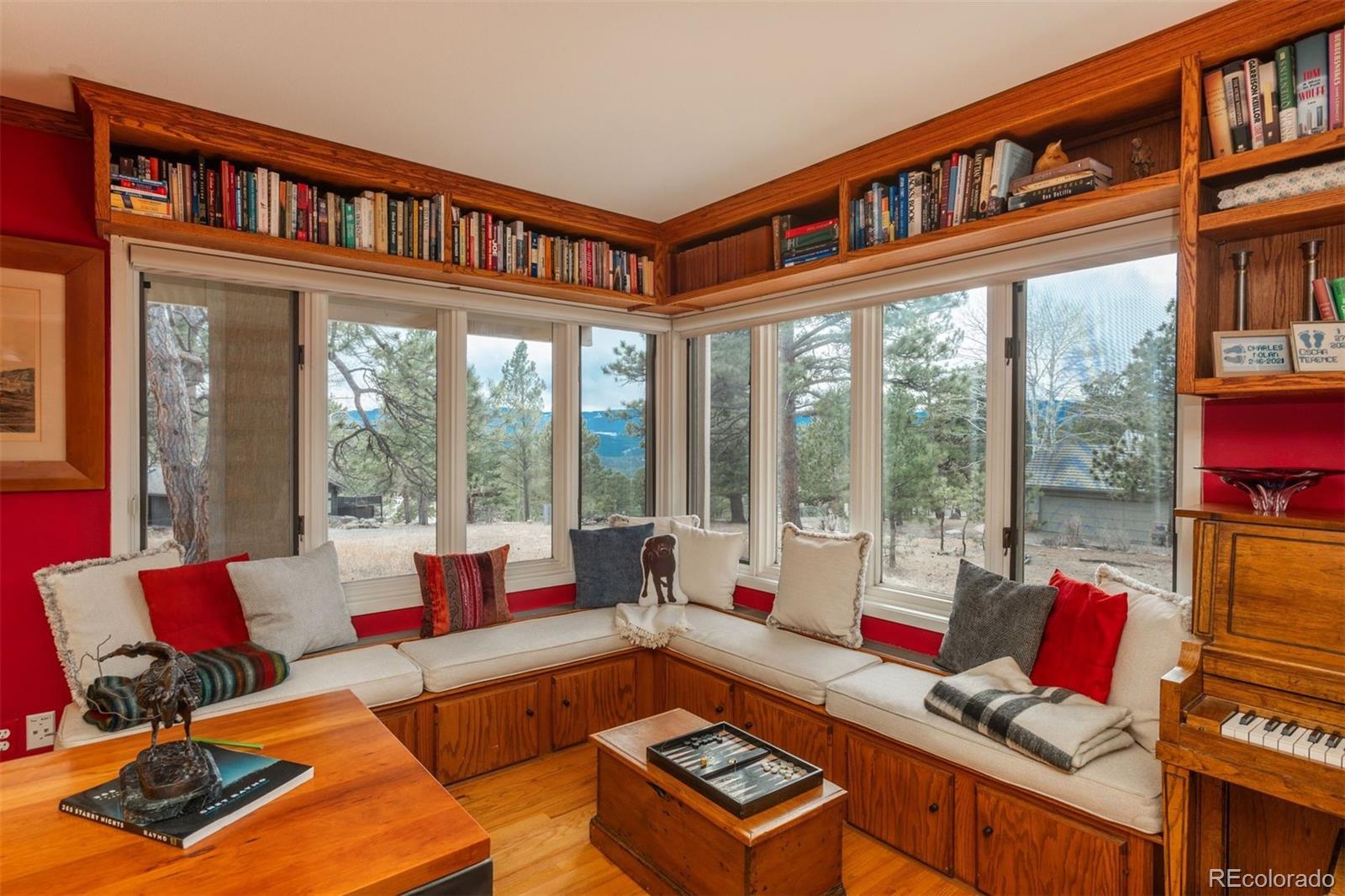 1551 Genesee Ridge Road Golden, CO 80401 - Photo 22 of 50 a living room with furniture and a large window