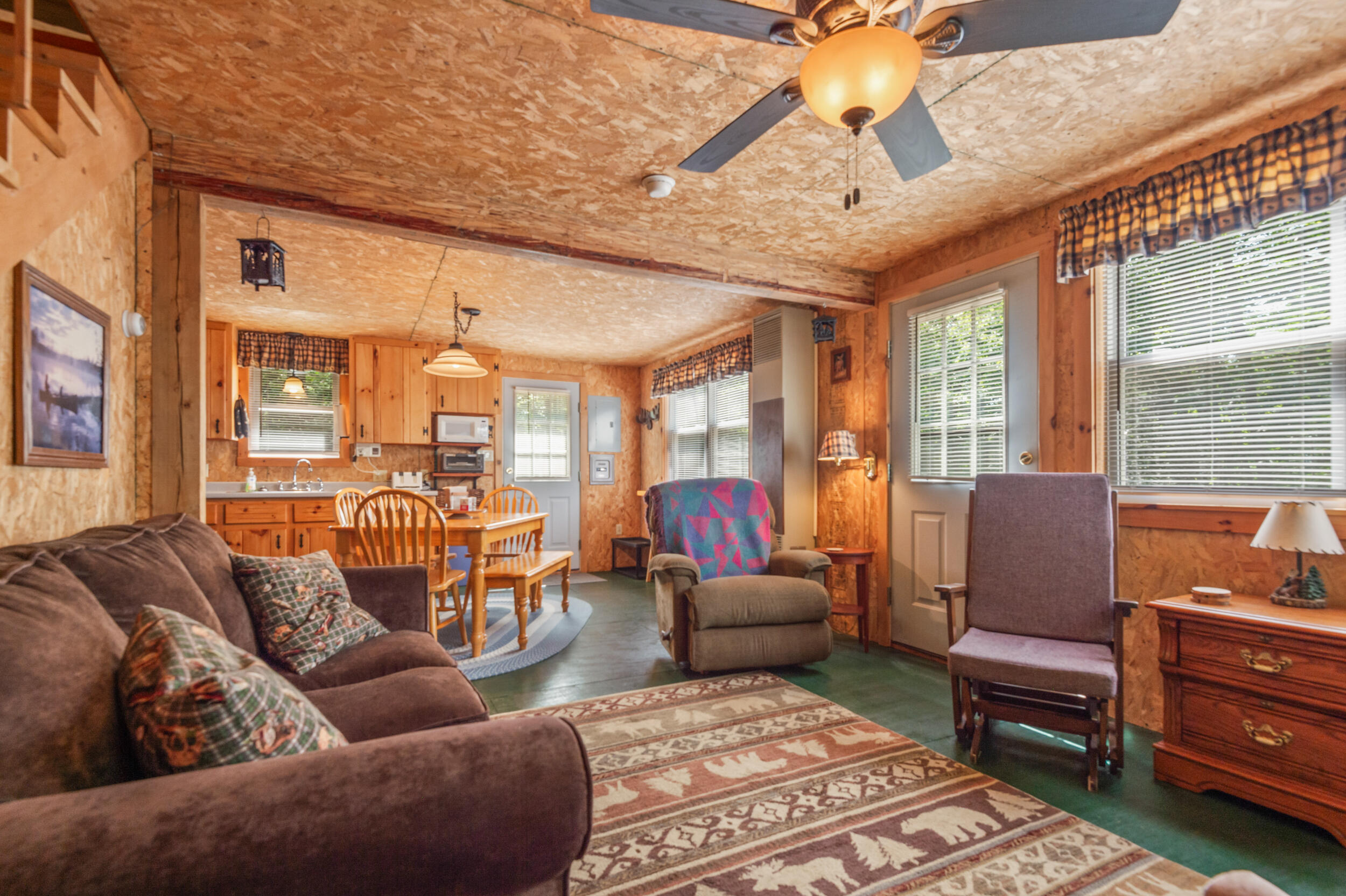 25 Partridge Ridge Road Oquossoc, ME 04964 - Photo 3 of 35 Living Room Into KIT