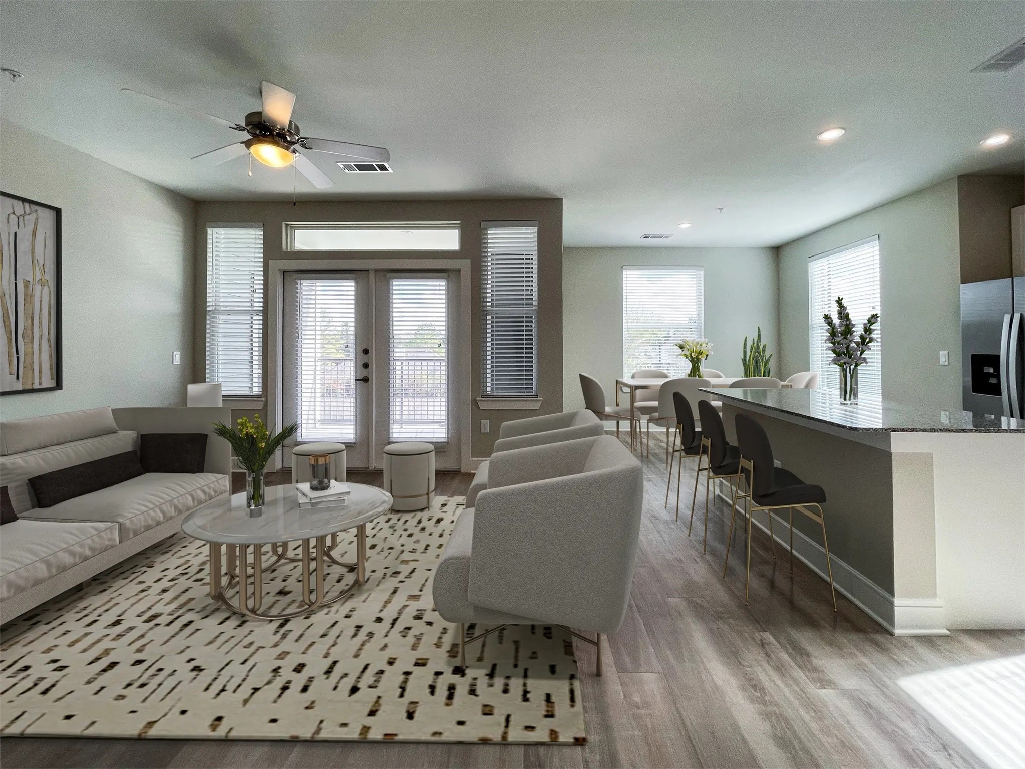 3830 Fm 2920 Rd Spring, Unit 6212 Spring, TX 77388 - Photo 5 of 20 a living room with furniture and a large window