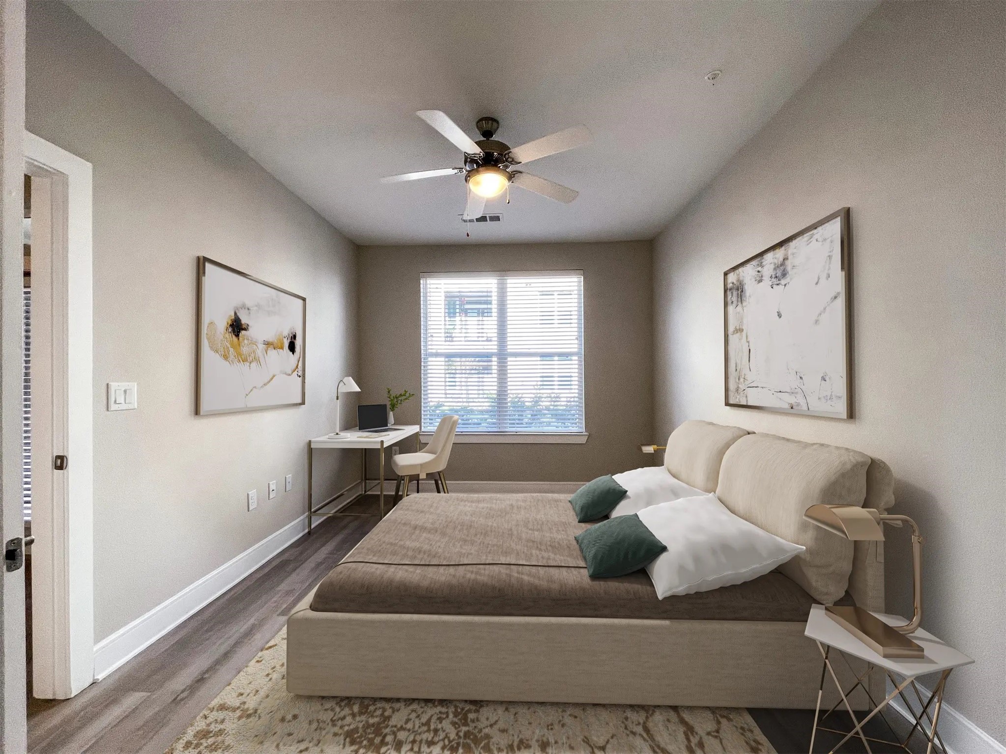 3830 Fm 2920 Rd Spring, Unit 6212 Spring, TX 77388 - Photo 7 of 20 a bedroom with furniture and a window