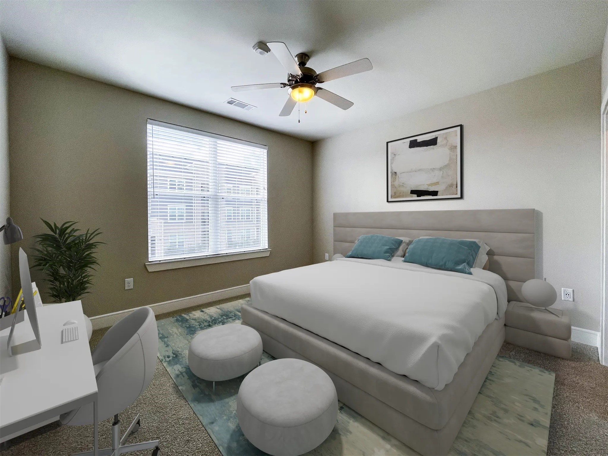 3830 Fm 2920 Rd Spring, Unit 6212 Spring, TX 77388 - Photo 8 of 20 a bedroom with a bed and window