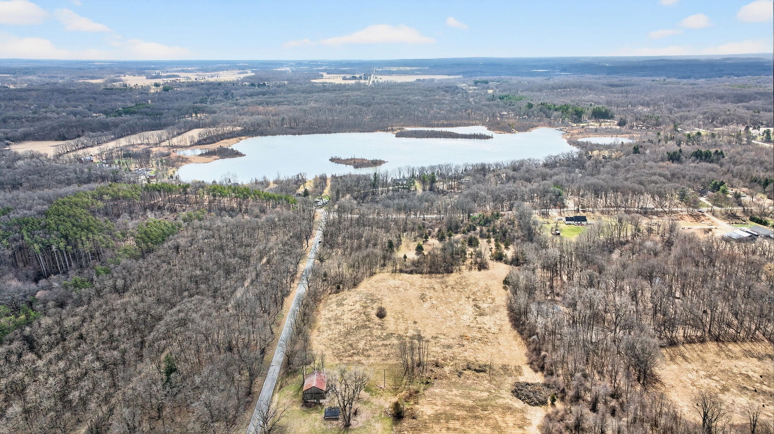 Vl-03 Skiff Lake Road Clarklake, MI 49234 - Photo 9 of 14 Skiff Lake VL Parcel Clarklake MI (Aeria