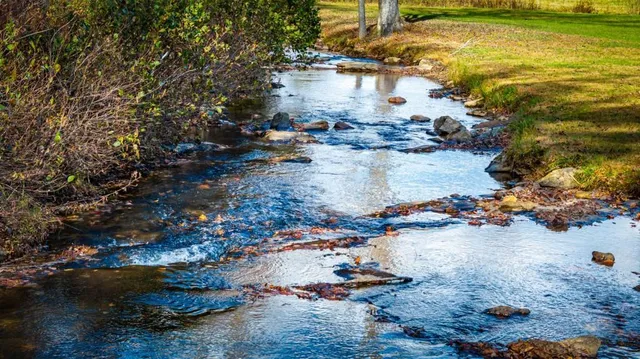 a large room with kitchen island a large window a sink and stainless steel appliances