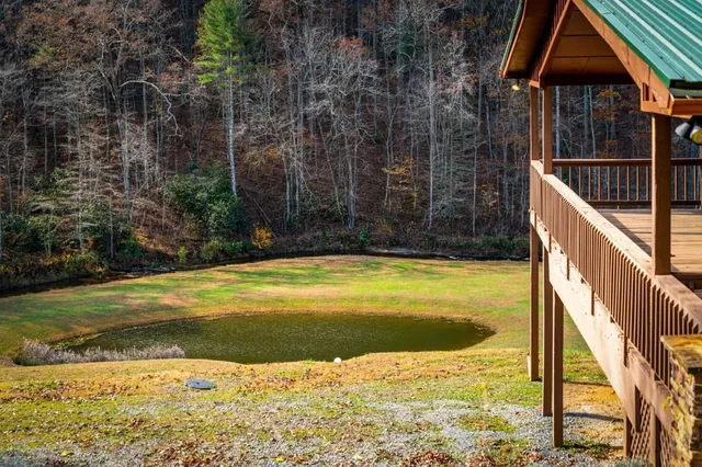 a view of a building with a big yard