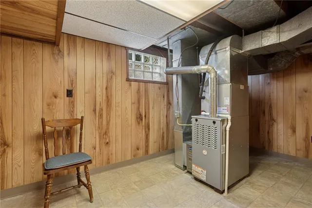 a view of a hallway with front door