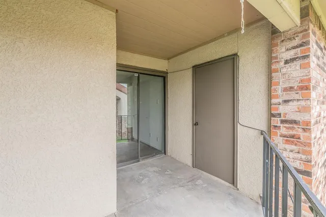 a view of a city from a balcony