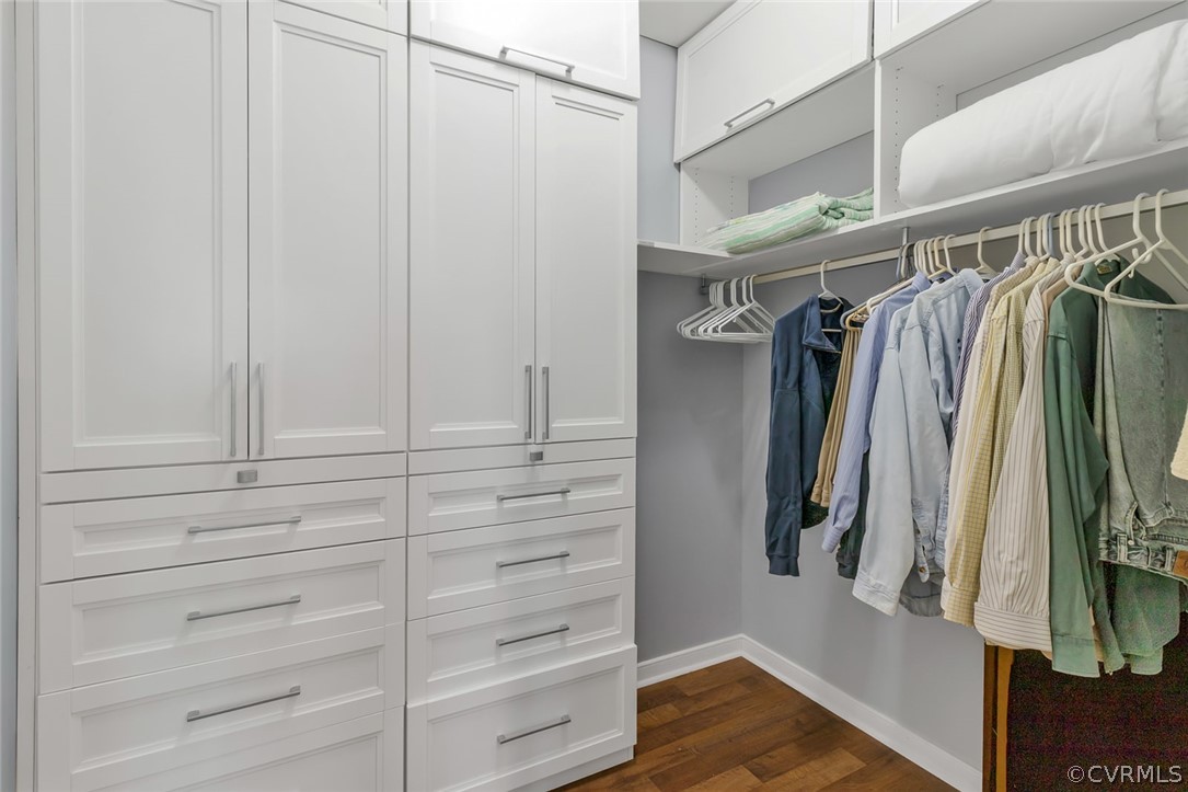 324 Fleet Road Heathsville, VA 22473 - Photo 28 of 49 a view of walk in closet with clothes