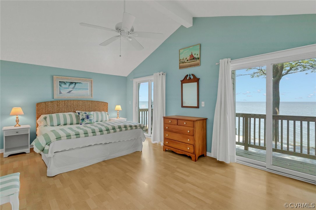 324 Fleet Road Heathsville, VA 22473 - Photo 29 of 49 a spacious bedroom with a bed and a walk in closet