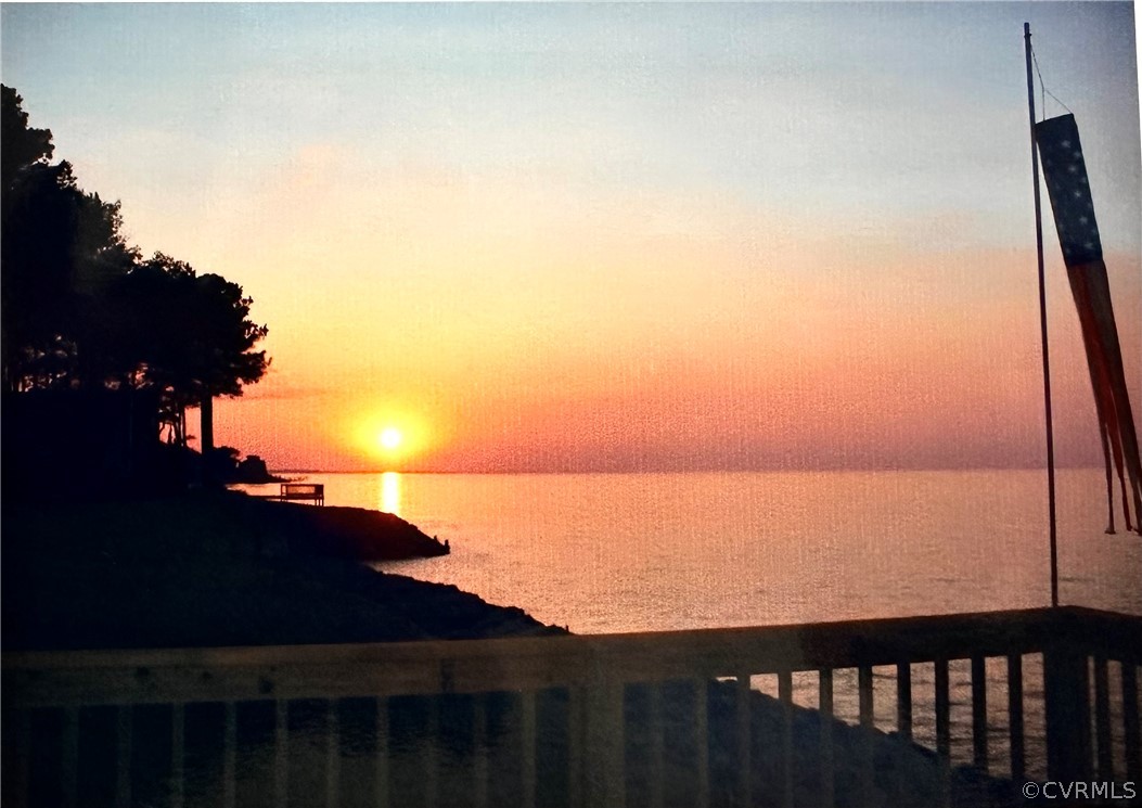 324 Fleet Road Heathsville, VA 22473 - Photo 38 of 49 a view of ocean from a balcony