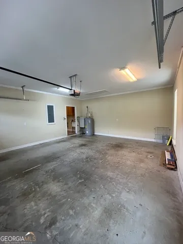 a bathroom with a bath tub