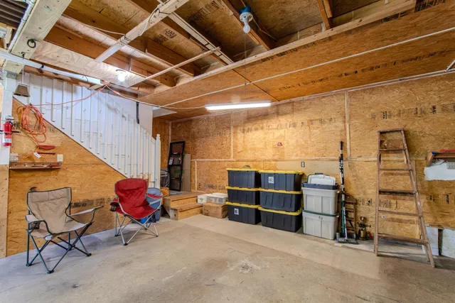 a view of storage and utility room