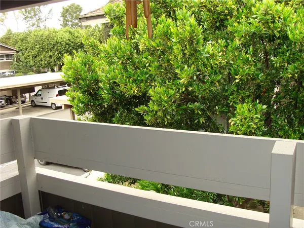 a view from balcony