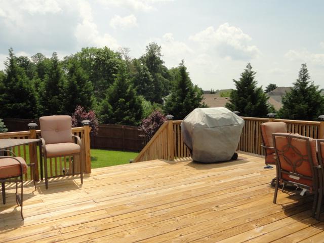 1908 Thesa Court Spring Hill, TN 37174 - Photo 5 of 11 This is an absolutely huge deck with room for grilling and a sitting area.