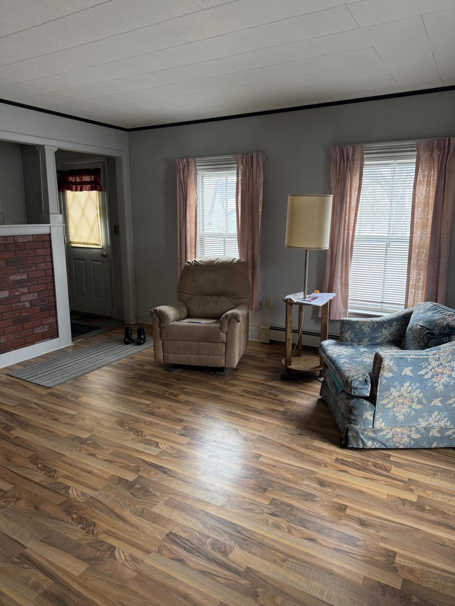 5 Nichol Street Paris, ME 04281 - Photo 9 of 30 Living roon with new flooring