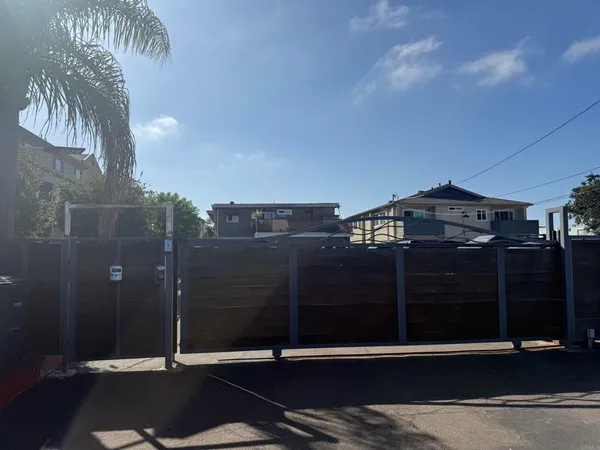 a view of a house with a door