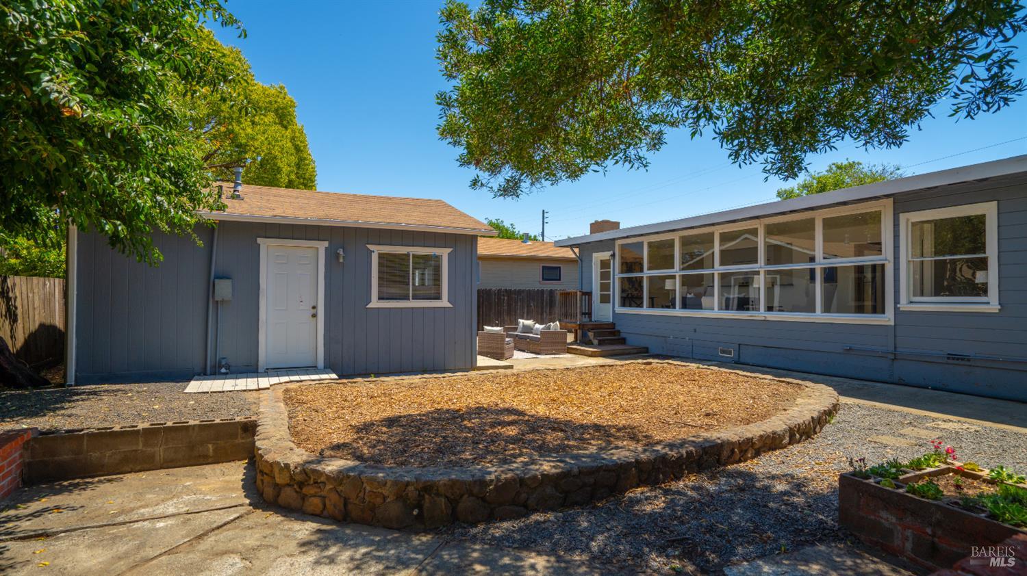 38 Bret Avenue San Rafael, CA 94901 - Photo 43 of 52 a view of a house with backyard and sitting area