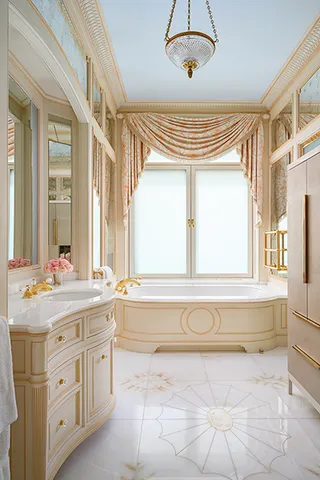 a bedroom with a bed couch and window