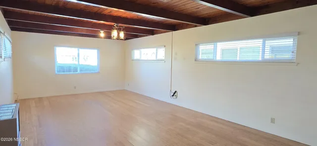 a view of an empty room