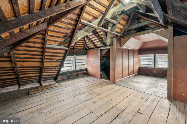 a view of storage and utility room