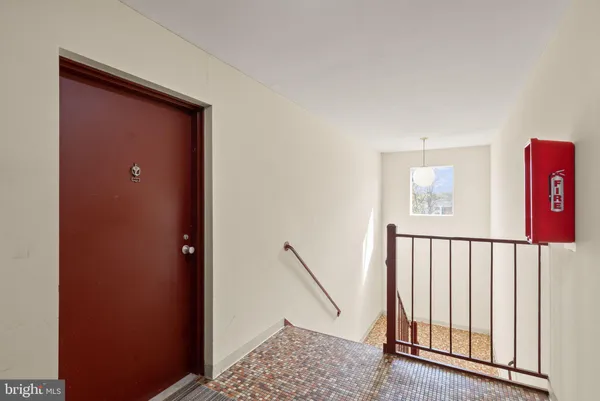 a view of entryway with stairs