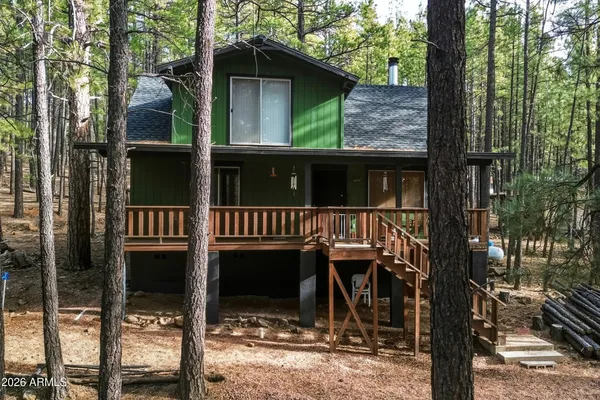 a view of a house with a porch