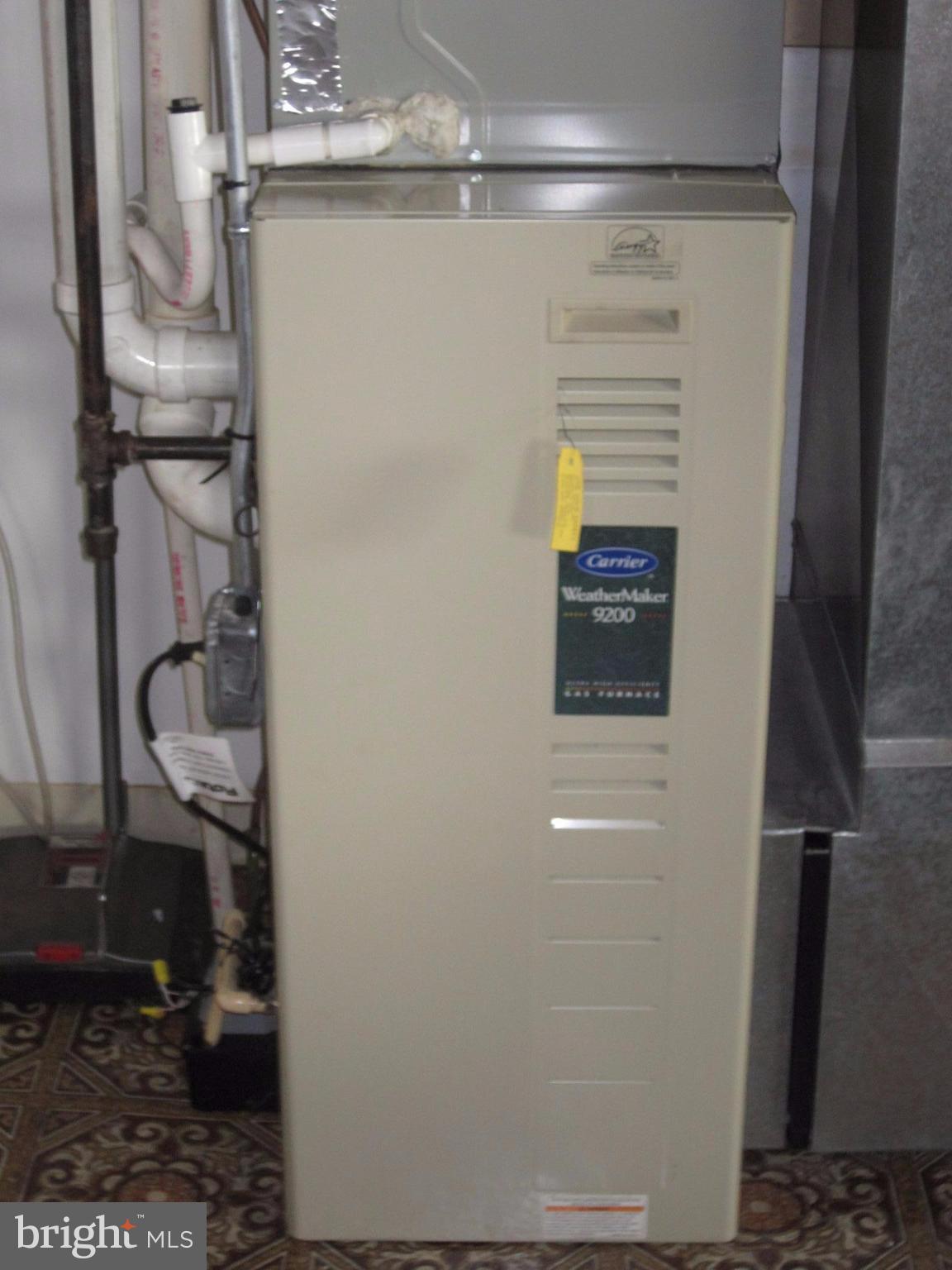 10012 Magledt Road Baltimore, MD 21234 - Photo 13 of 18 HIGH EFFICIENCY CARRIER GAS HEAT & C/A.
