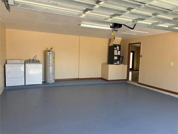 a view of a car garage