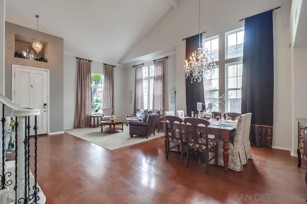 2567 View Trail Court Chula Vista, CA 91914 - Photo 5 of 55 a view of a dining room with furniture and chandelier