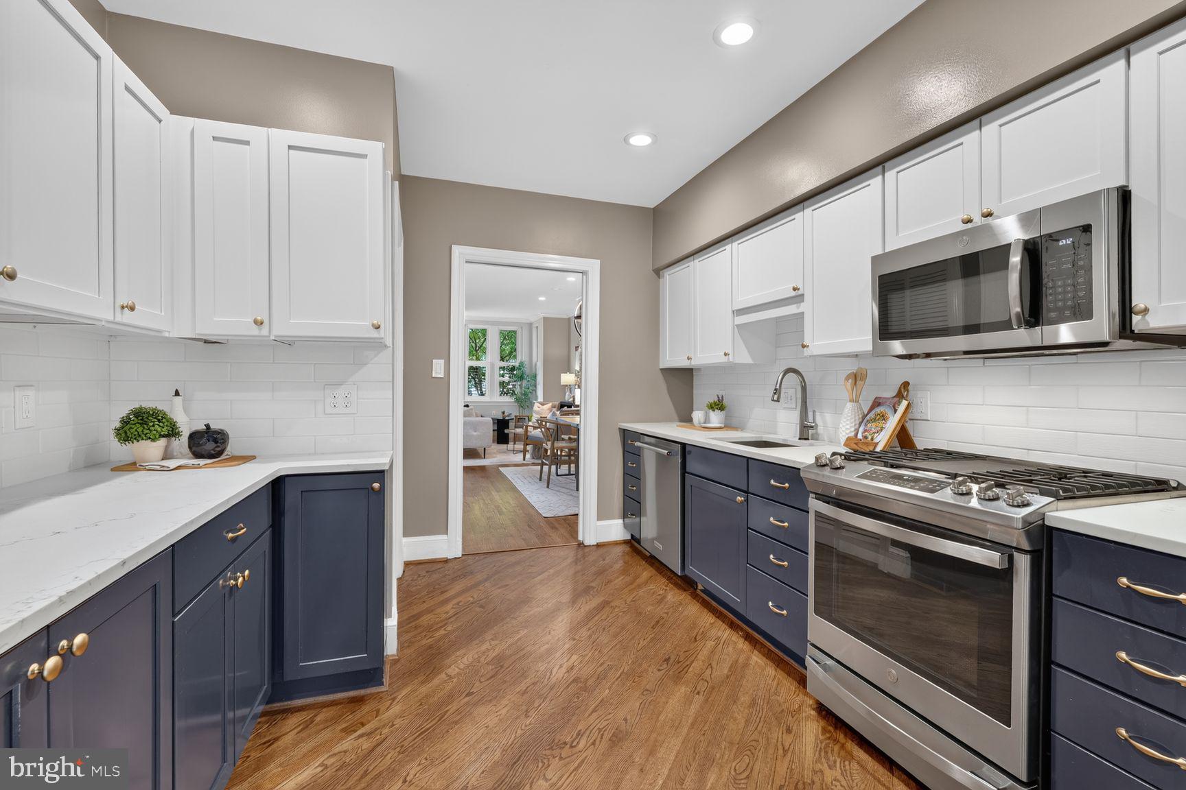 641 11th Street Northeast Washington, DC 20002 - Photo 10 of 22 Modern kitchen with stylish finishes.
