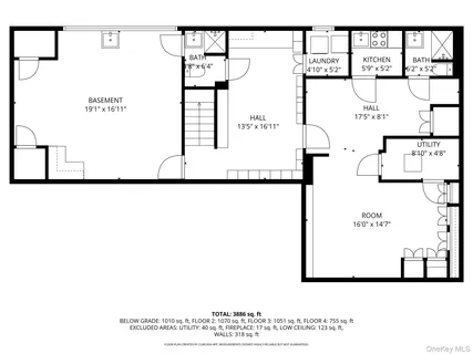 a picture of a floor plan
