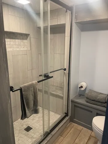 a view of a bathroom
