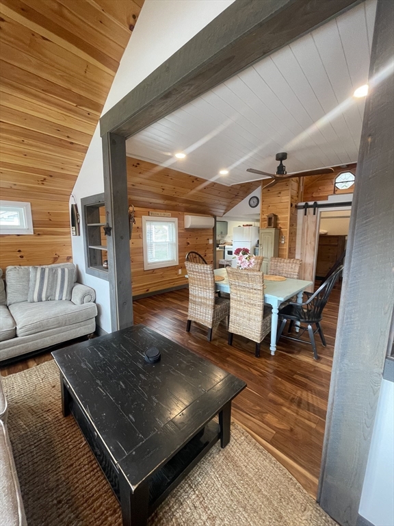 134 Kibbe Road Otis, MA 01029 - Photo 31 of 42 a living room with furniture and wooden floor