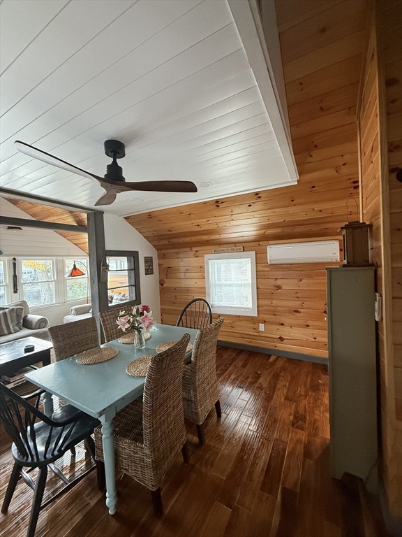 134 Kibbe Road Otis, MA 01029 - Photo 36 of 42 a view of a dining room with furniture window and wooden floor