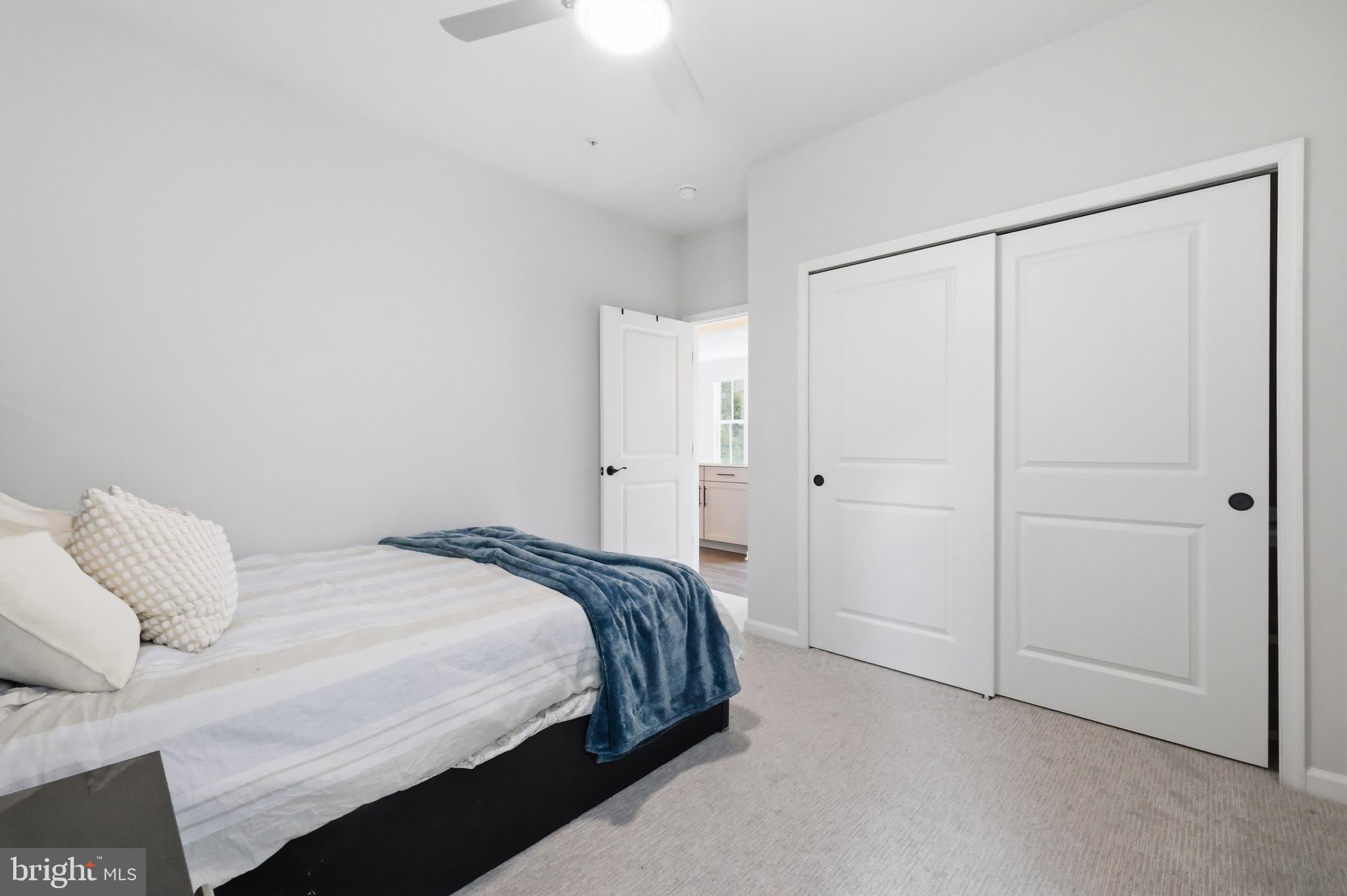 5707 Hawk Ridge Road Frederick, MD 21704 - Photo 32 of 109 a bedroom with a bed and a walk in closet