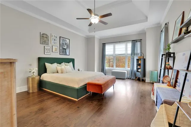 a view of a living room and chandelier
