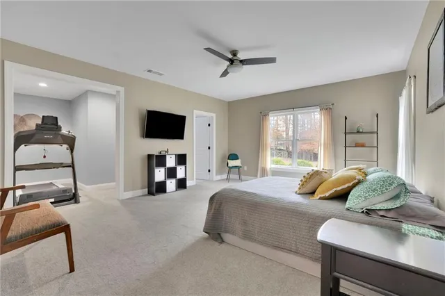 a view of an front door