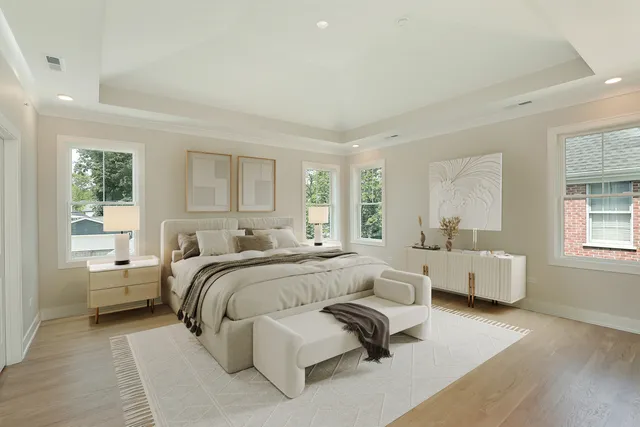 a bathroom with a toilet sink shower and mirror