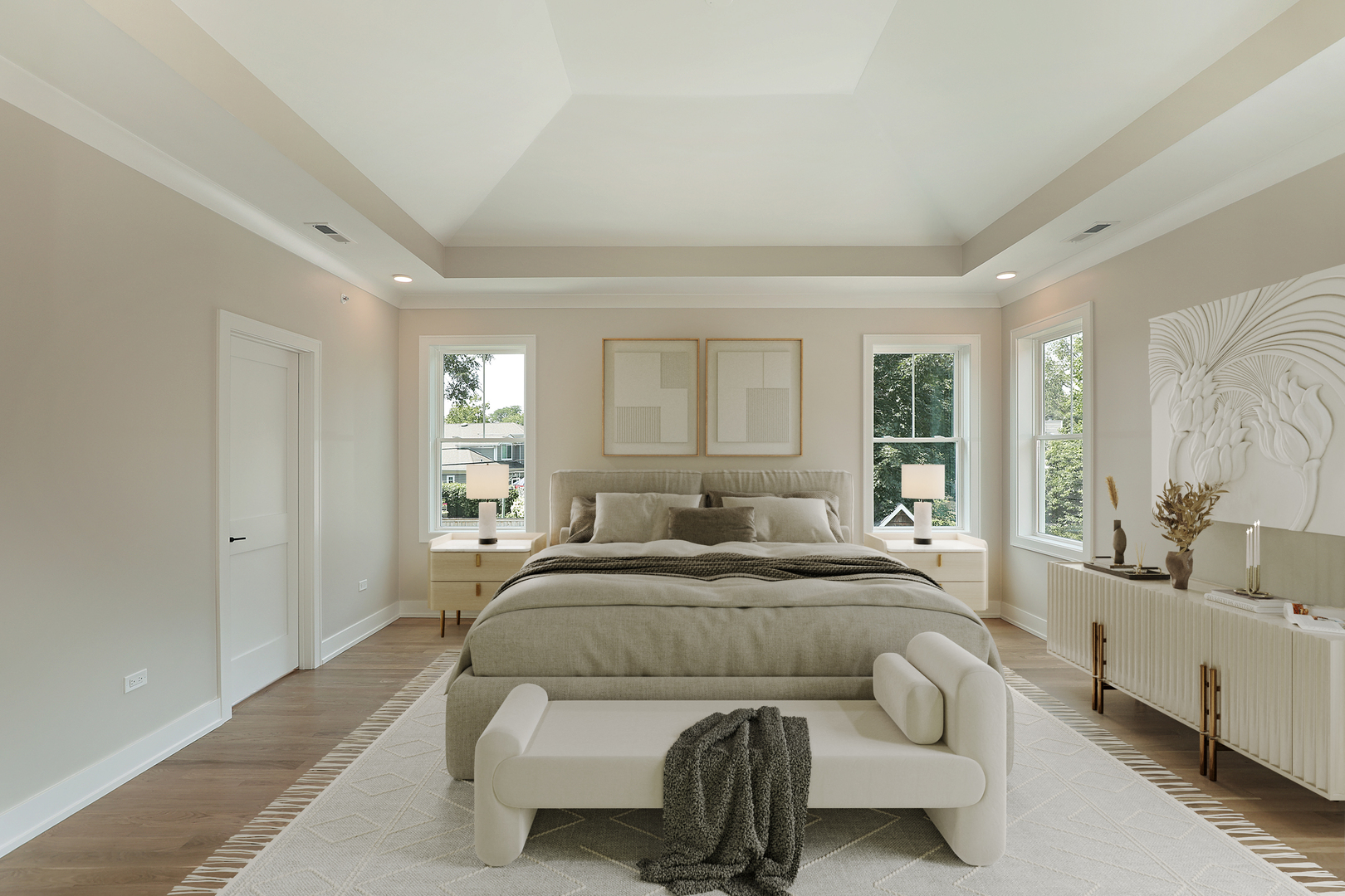 1060 Cedar Lane Northbrook, IL 60062 - Photo 13 of 31 a bedroom with a bed and a couch