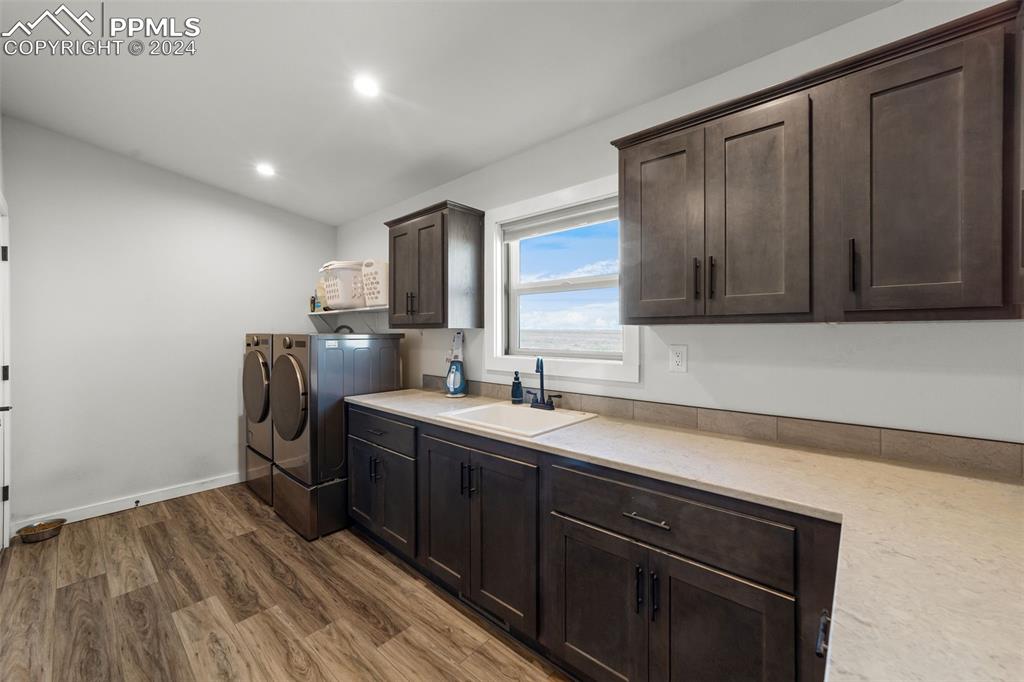 38640 Jones Road Rush, CO 80833 - Photo 22 of 41 a kitchen with a sink appliances and cabinets