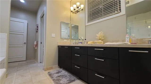 a view of a lake with houses