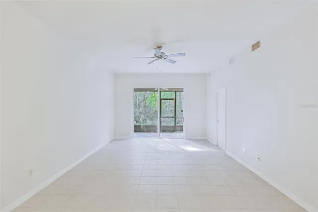 a view of small space with racks on the wall