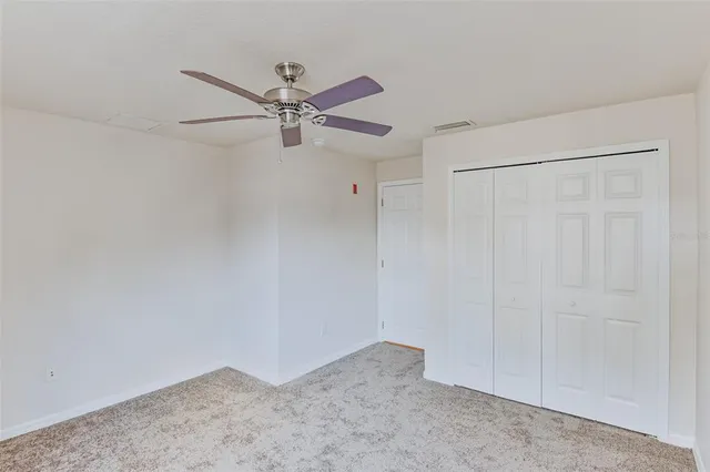 a view of a room with an empty space