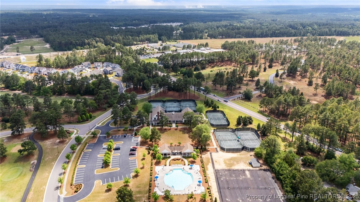 479 Kerr Lake Road Aberdeen, NC 28315 - Photo 35 of 43 an aerial view of residential houses with outdoor space