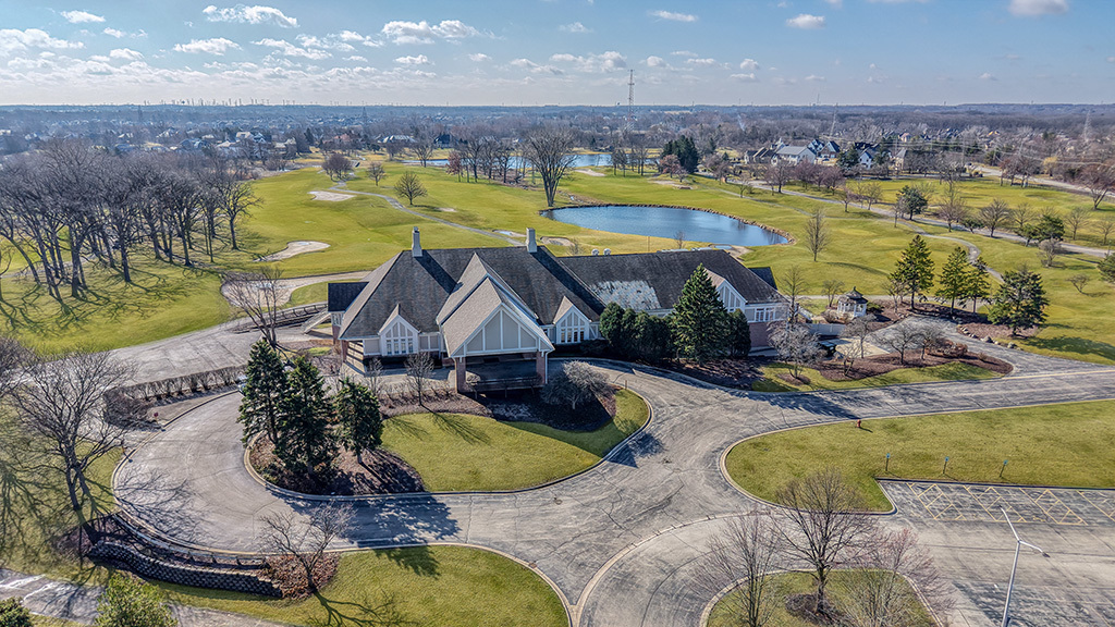 115 Ruffled Feathers Drive Lemont, IL 60439 - Photo 12 of 26 an aerial view of a house having swimming pool