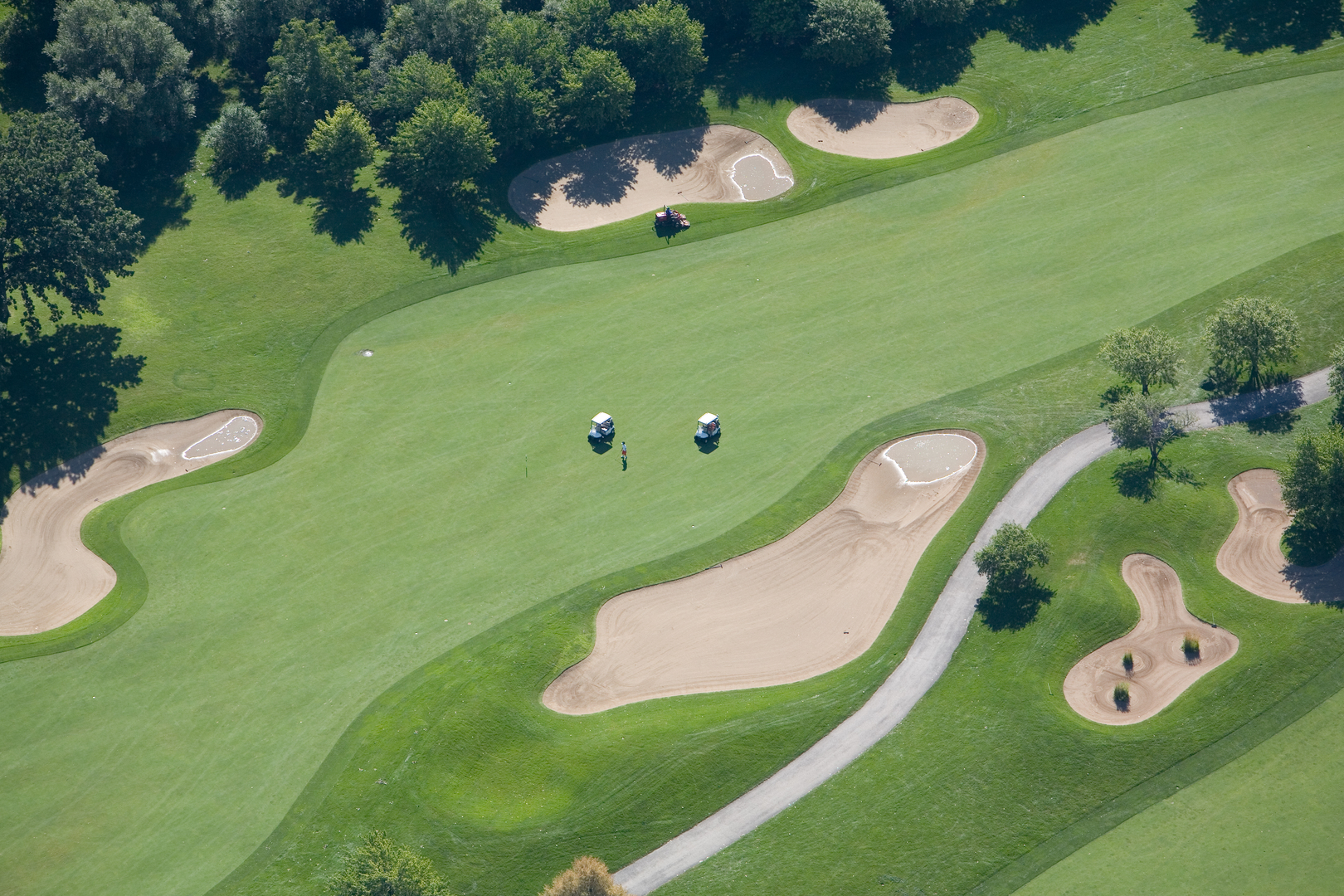 115 Ruffled Feathers Drive Lemont, IL 60439 - Photo 22 of 26 a view of a golf course with a play ground
