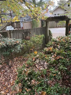 a view of a back yard