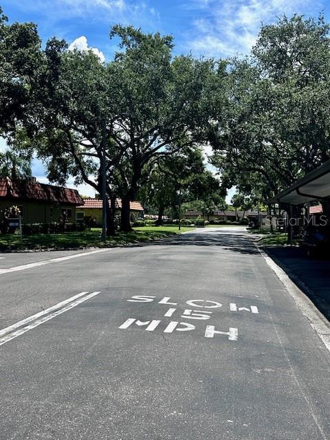 1701 Pinehurst Road, Unit 13C Dunedin, FL 34698 - Photo 23 of 28 a view of street with a yard