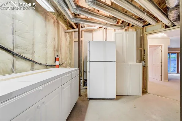 a view of a walk in closet