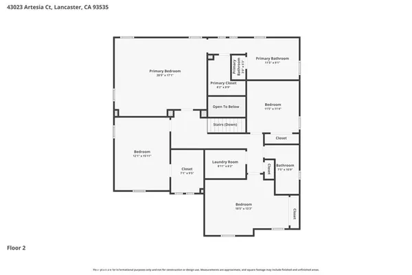$574,999 | 43023 Artesia Court, Lancaster, CA 93535